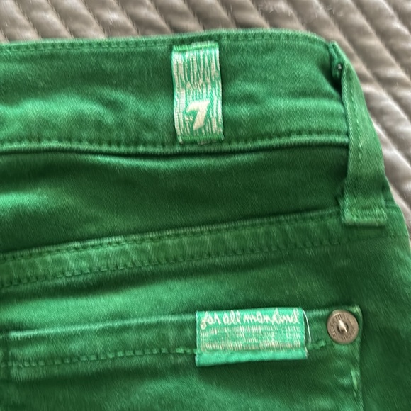 Woman’s green For All Man kind skinny jeans in excellent condition - Picture 5 of 6